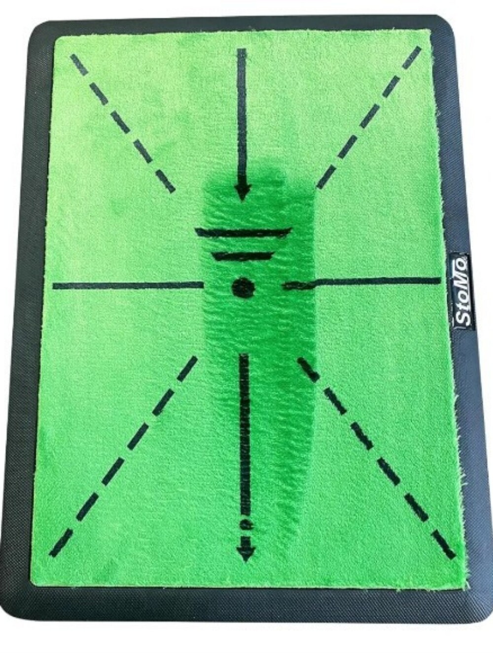 StoMo Heavy Duty Golf Path Practice Mat with Bonus Mat , No Skid 12x16in New